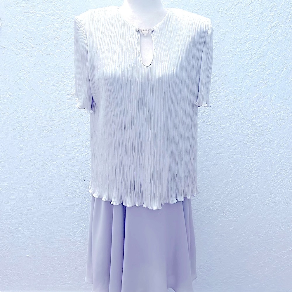 Parts Vintage Gray Silver Dress